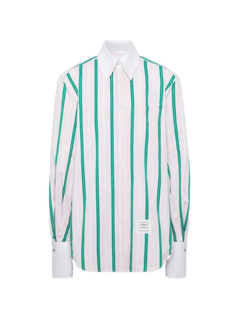 Thom Browne striped oversized shirt