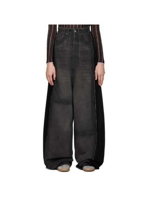 MM6 Maison Margiela Black 5 Pocket Jeans