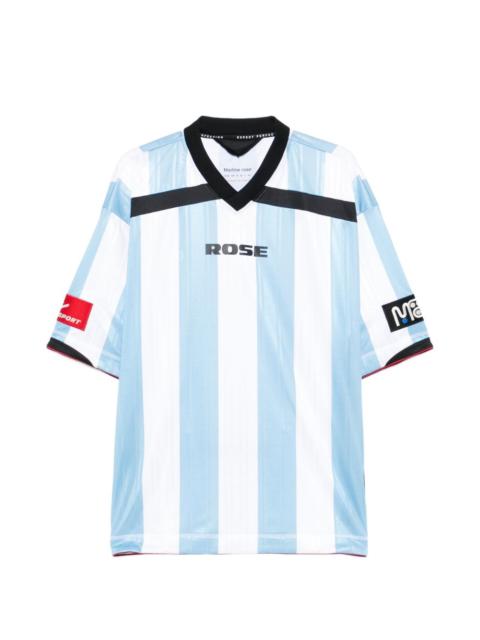 Martine Rose striped football T-shirt