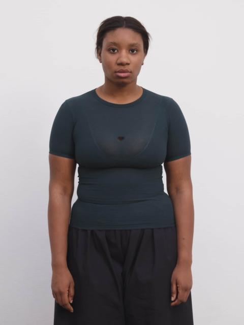 BASERANGE Heart Tee Shirt - Organic Cotton Rib