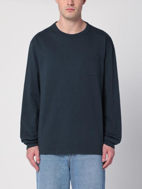 Champion Navy blue long-sleeved T-shirt