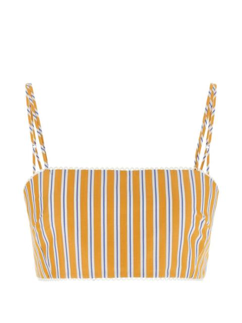 THE ANDAMANE Carrie lace-trim top