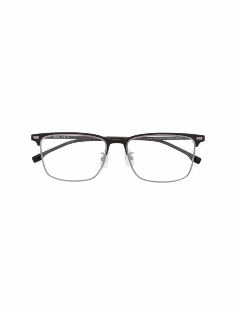 BOSS rectangle-frame glasses