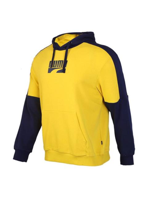 PUMA PUMA Athleisure Casual Sports Loose Breathable hooded Knit Pullover Yellow 581664-20