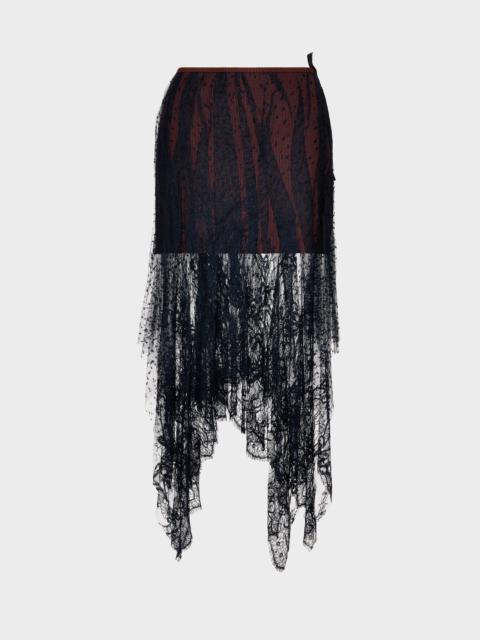 Maison Margiela Lace Midi Skirt
