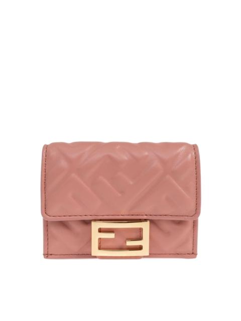 Baguette micro leather wallet