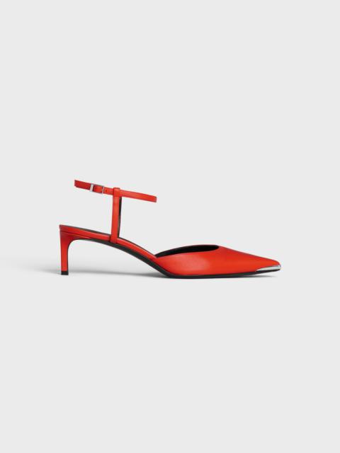 CELINE CELINE KITTEN METAL TOE PUMP in KIDSKIN