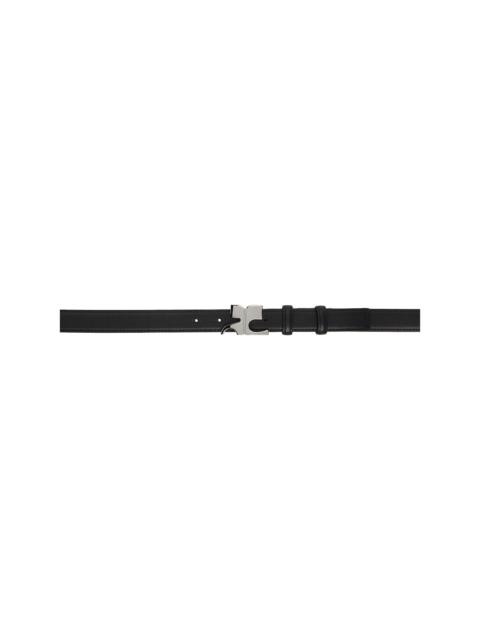courrèges Black AC Leather Belt