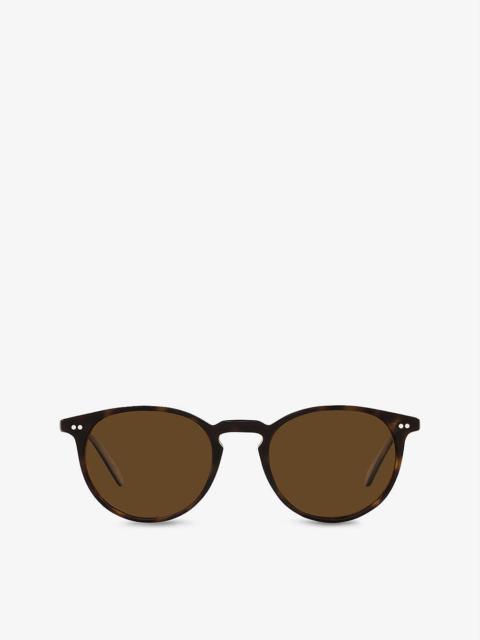 Oliver Peoples OV5004SU Riley Sun acetate round sunglasses