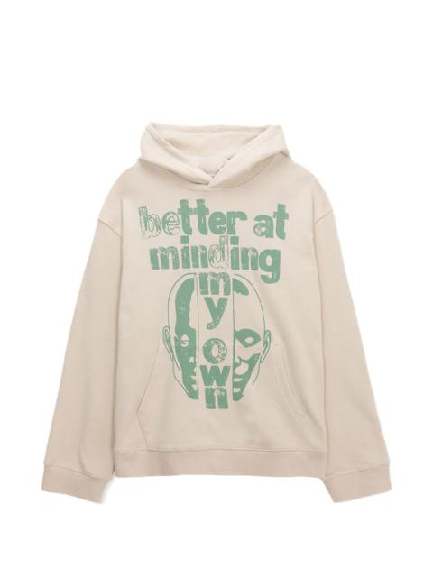 HONOR THE GIFT Better At Minding My Own graphic-print hoodie