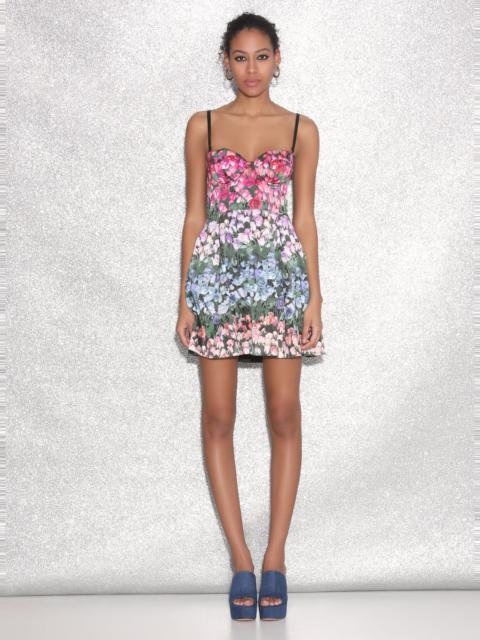 Fleur du Mal Silk Bustier Dress