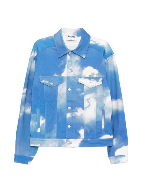 Moschino cloud-print jacket