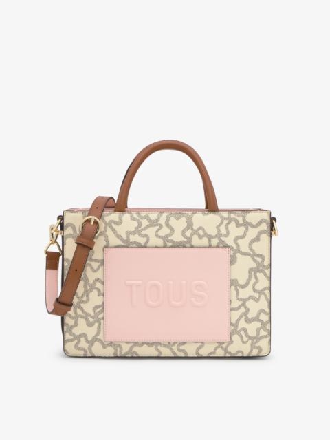 TOUS Medium beige Amaya Shopping bag Kaos Icon