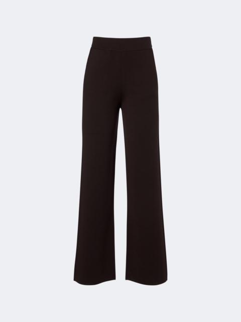 Max Mara Knitted wool-blend wide-leg pants