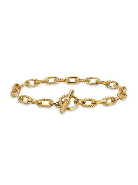 DAVID YURMAN Women's DY Madison Toggle Chain Bracelet in 18K Yellow Gold, 5.5MM - Gold