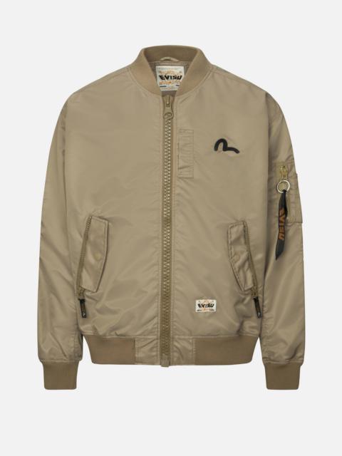 EVISU "VIRTUAL VACATION" DAICOCK PRINT LOOSE FIT BOMBER JACKET