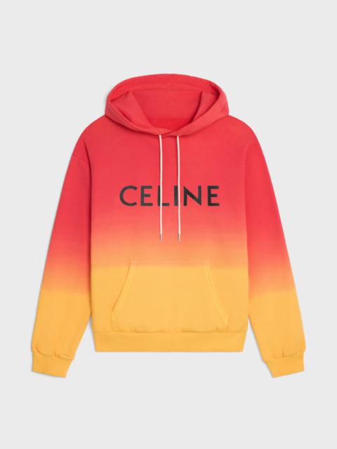 CELINE celine loose hoodie in COTTON FLEECE