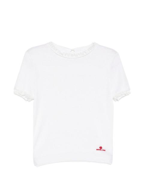 SHUSHU/TONG mock-neck knitted top