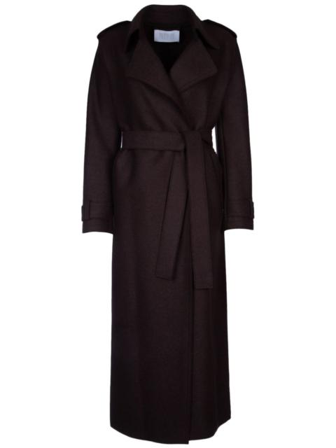 Harris Wharf London belted wool trench coat