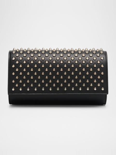 Christian Louboutin Paloma Spike Studs Leather Wallet on Chain