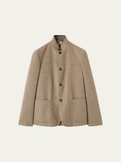 Loro Piana Men's Spagna Cashmere Single-Breasted Jacket