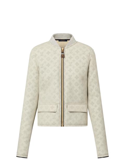 Louis Vuitton Sporty Mahina Monogram Leather Jacket