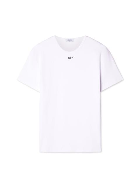 Off-White Off Stamp Rib Shaped Tee