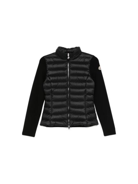 Moncler padded zip-up cardigan