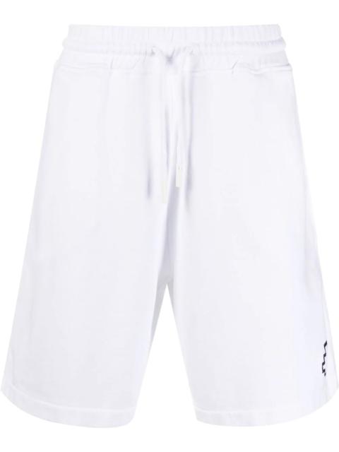Marcelo Burlon County Of Milan logo-print drawstring Bermuda shorts