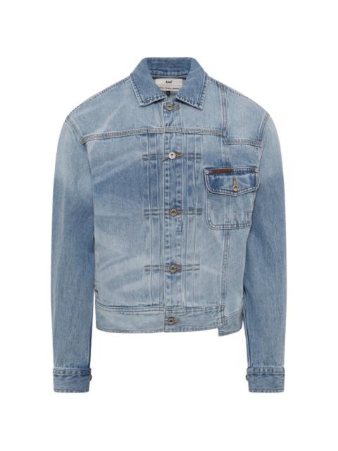 FENG CHEN WANG x Lee light-wash panelled denim jacket