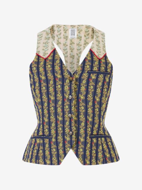 ROSIE ASSOULIN floral-print V-neck vest