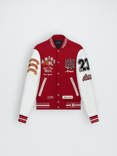 AMIRI VINTAGE PATCH VARSITY BOMBER