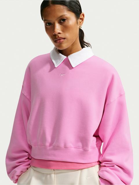 Nike Nike Studio Fleece Medium Weight Women's Oversized Cropped Crew