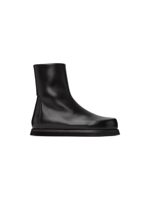 Marsèll Black Zip-Up Boots