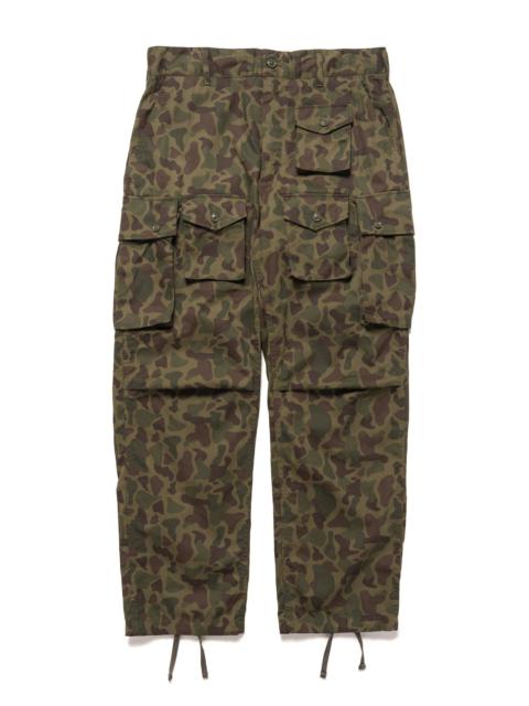 Engineered Garments FA PANT CAMO 6.5OZ FLAT TWILL OLIVE
