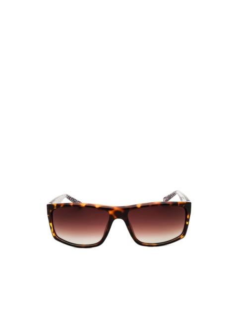 FILA tortoiseshell-effect rectangle-frame sunglasses