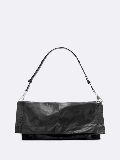 ALLSAINTS LUTECE FOLD LEATHER SHOULDER BAG