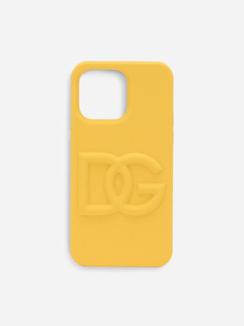 Dolce & Gabbana Branded rubber iPhone 14 Pro Max cover