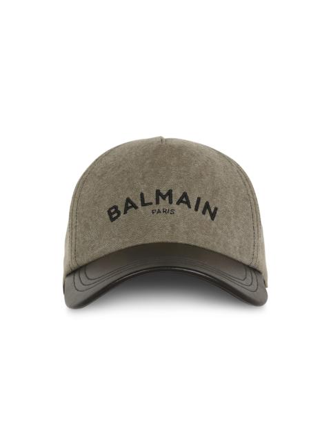 Balmain Cotton cap with Balmain logo
