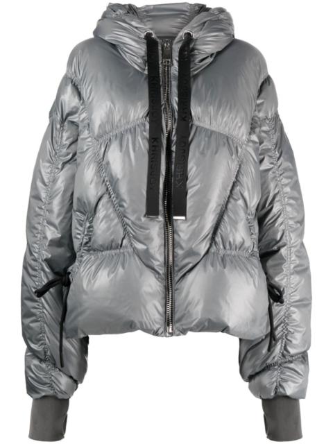 Iconic metallic-effect padded jacket