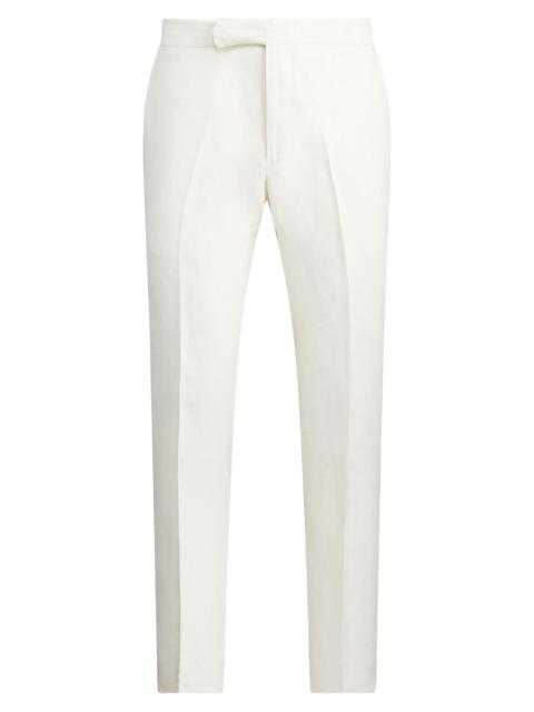 Polo Ralph Lauren Men's Linen Crease-Front Pants - Cream