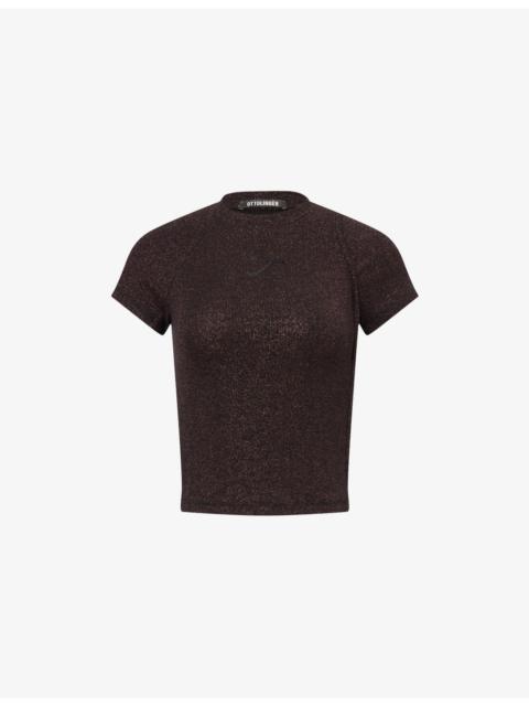 OTTOLINGER Rib Embroidered-Logo Cotton-Blend Top
