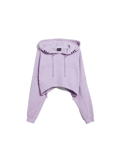 adidas adidas Ivy Park Hooded Shrug Purple Glow