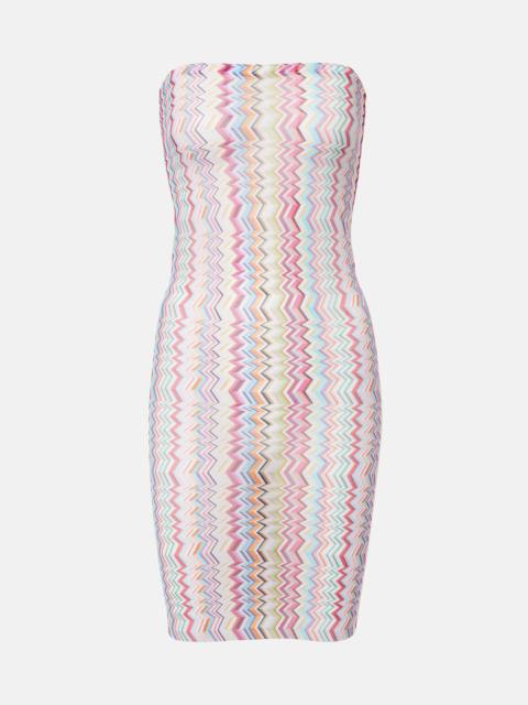 Missoni Zig Zag one-shoulder maxi dress