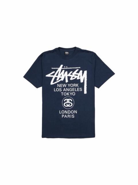 Stüssy Stussy World Tour T-shirt Navy