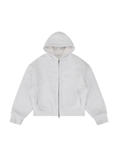 entire studios SHERPA HOOD HEATHER GREY