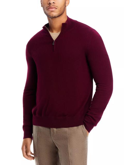 Canali Quarter Zip Cashmere Sweater