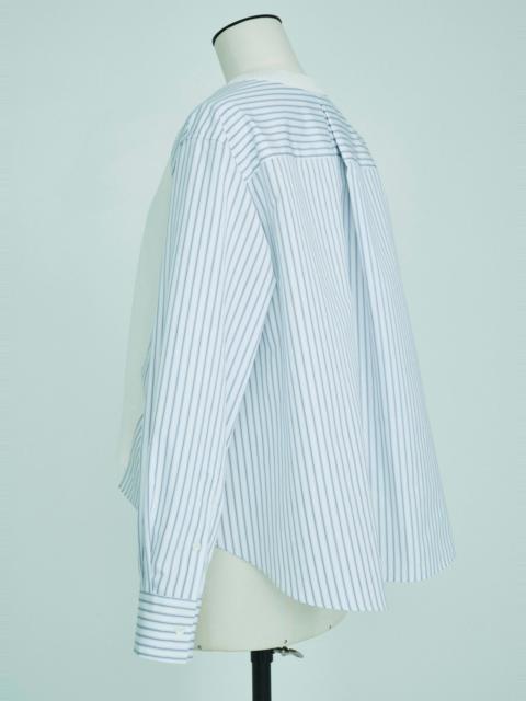 sacai Poplin x Cotton Knit Pullover