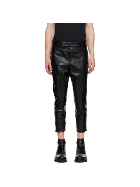 SAPIO Black Nº 7 Leather Pants