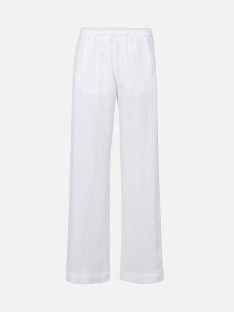 velvet Stephanie linen wide-leg pants